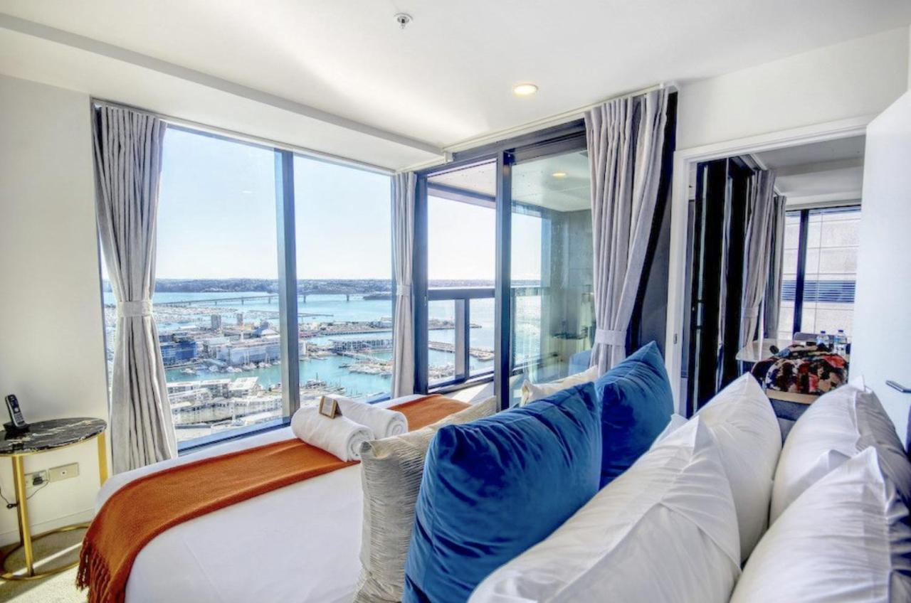 Magnificent Harbour View Skytower View Apartment In Cbd Auckland Zewnętrze zdjęcie