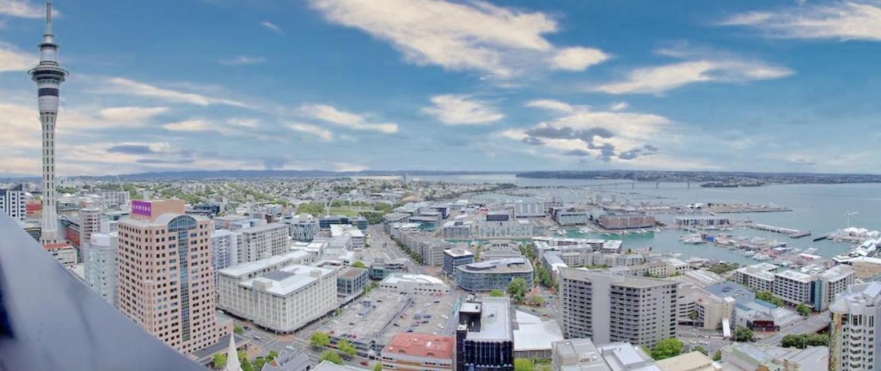 Magnificent Harbour View Skytower View Apartment In Cbd Auckland Zewnętrze zdjęcie