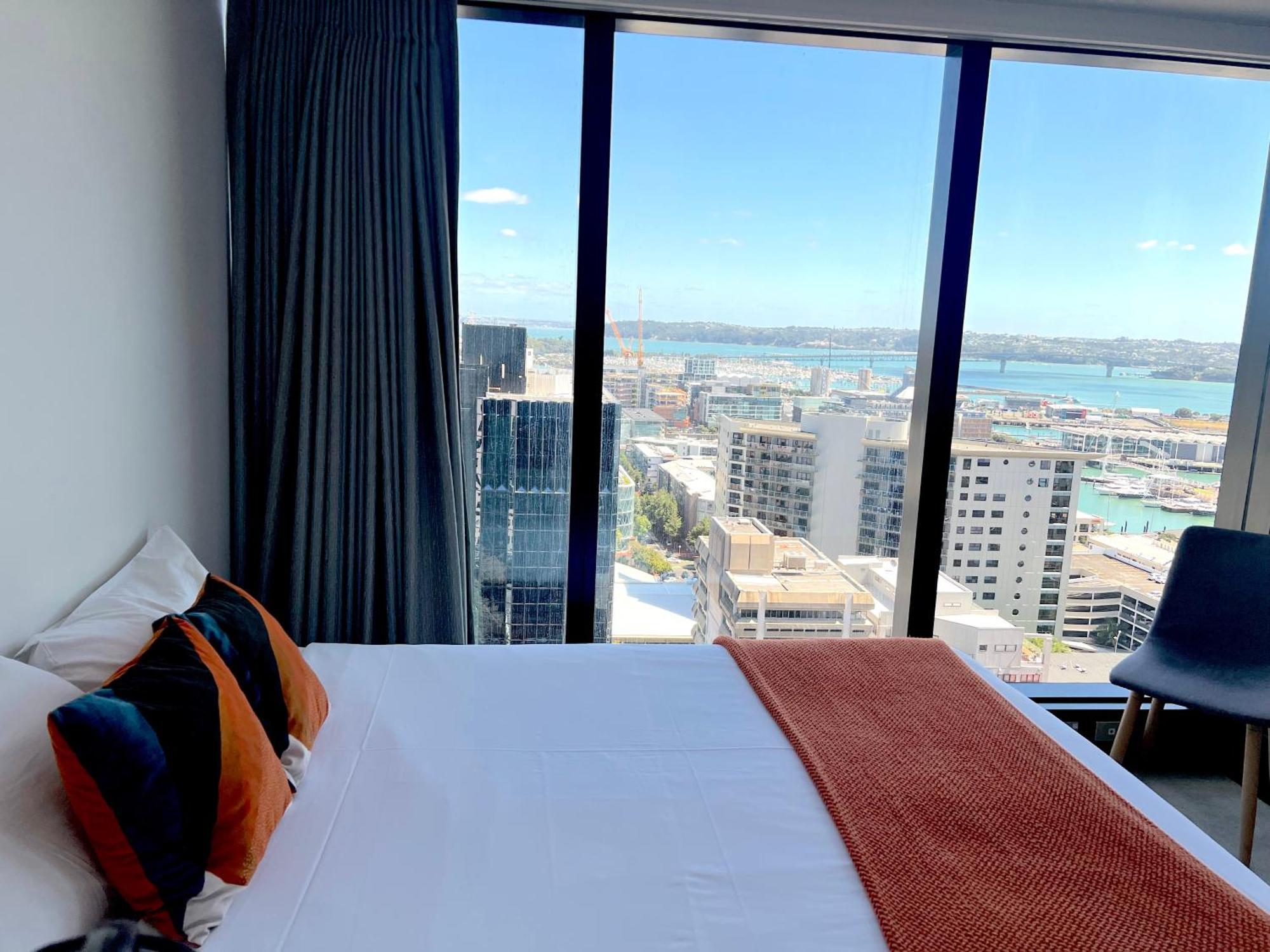 Magnificent Harbour View Skytower View Apartment In Cbd Auckland Zewnętrze zdjęcie